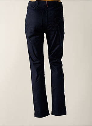 Pantalon slim stretch taille normale bleu DELAHAYE femme