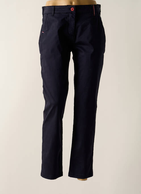 Pantalon chino bleu fonce DELAHAYE pour femme