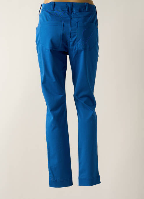 Pantalon slim bleu DELAHAYE pour femme