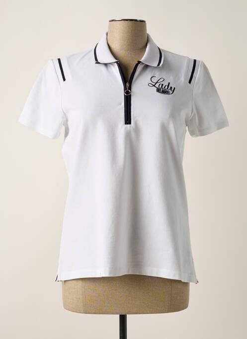 Polo blanc DELAHAYE pour femme