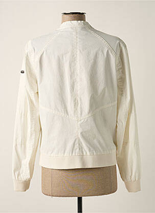 Blouson effet matière satinée beige DELAHAYE femme