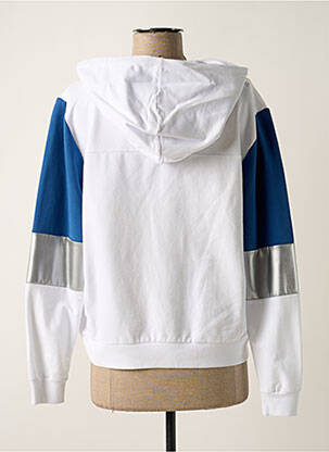 Veste casual col rond bleu DELAHAYE femme