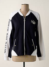 Veste casual poches bleu DELAHAYE femme