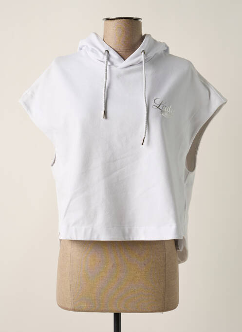 Sweat-shirt à capuche blanc DELAHAYE pour femme