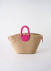 Sac rose LE VOYAGE EN PANIER pour femme seconde vue