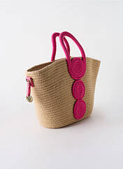 Sac rose LE VOYAGE EN PANIER pour femme seconde vue