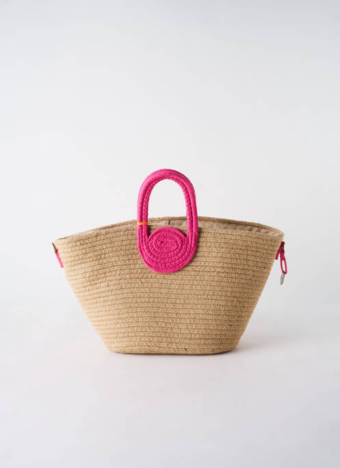 Sac rose LE VOYAGE EN PANIER pour femme