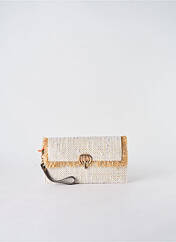 Pochette beige LE VOYAGE EN PANIER pour femme seconde vue