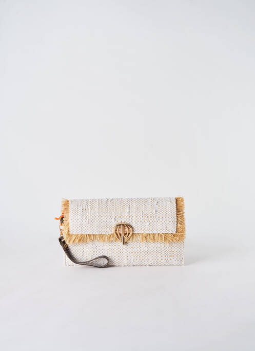 Pochette beige LE VOYAGE EN PANIER pour femme