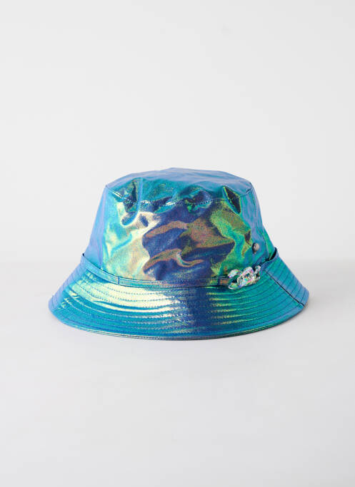 Chapeau bleu LE VOYAGE EN PANIER pour femme