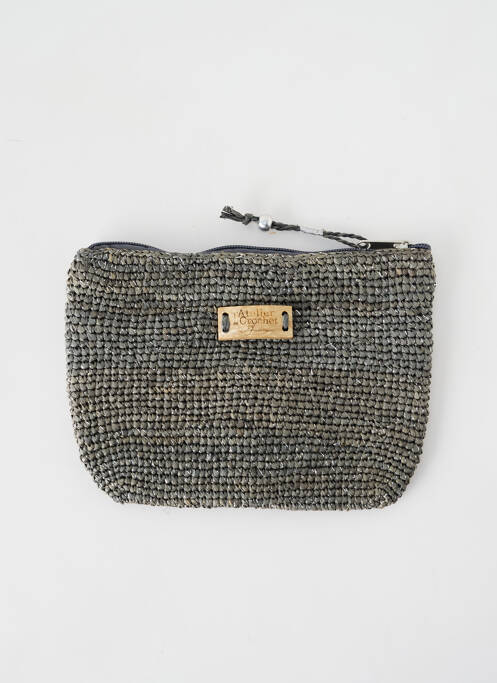 Trousse gris LE VOYAGE EN PANIER pour femme