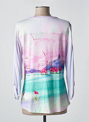 Veste casual coupe cintrée rose TINTA STYLE femme