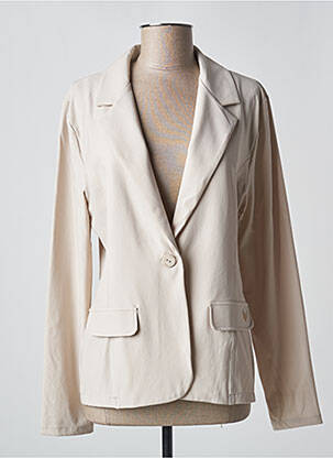 Blazer fausses poches beige HBT femme