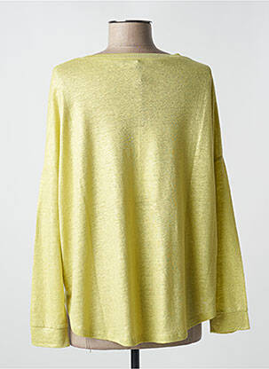 Veste casual col rond vert ANANKE femme