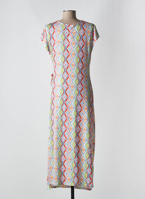 Robe longue vert REVER MILE pour femme