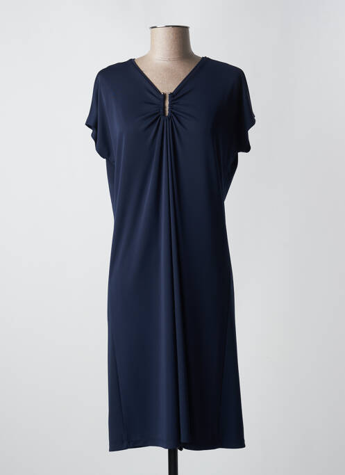 Robe mi-longue bleu TINTA pour femme