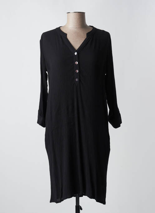 Robe mi-longue noir AGATHE & LOUISE pour femme