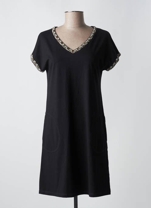 Robe mi-longue noir ANANKE pour femme