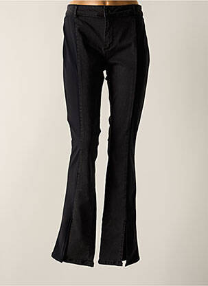 Jeans bootcut stretch noir HBT femme