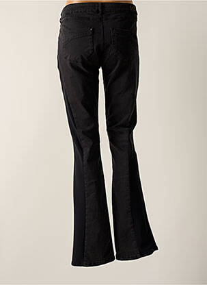 Jeans bootcut stretch noir HBT femme