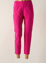 Pantalon 7/8 taille haute taille haute rose RAFFAELLO ROSSI femme