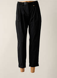 Pantalon 7/8 taille haute taille haute noir LOLA CASADEMUNT femme