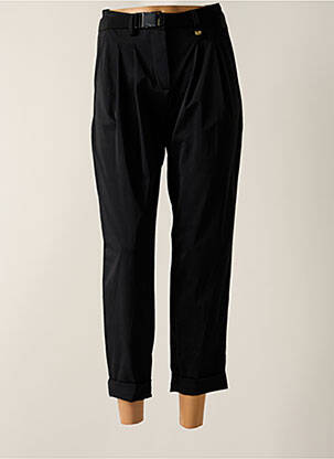 Pantalon 7/8 taille haute taille haute noir LOLA CASADEMUNT femme