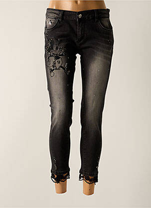 Jeans skinny noir FRACOMINA pour femme