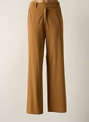 Pantalon large marron HBT pour femme seconde vue