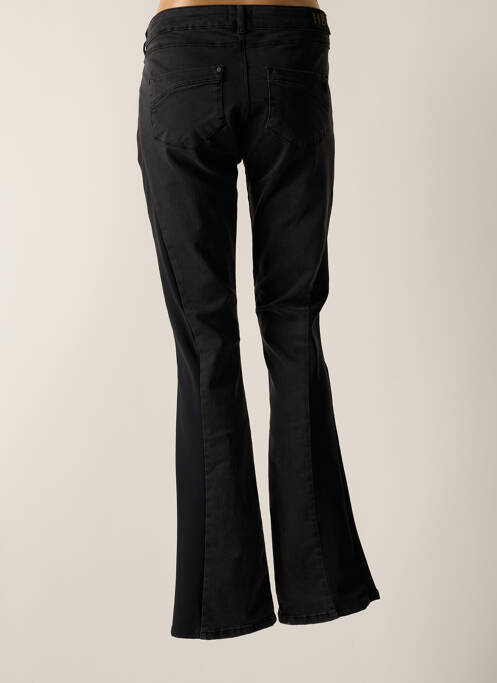 Jeans bootcut noir HBT pour femme