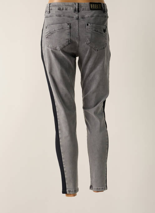 Jeans coupe slim gris HBT pour femme