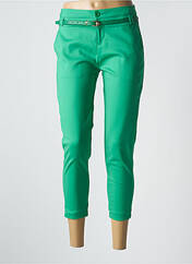 Pantalon chino vert CHIC & JEUNE pour femme seconde vue