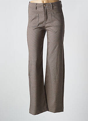 Pantalon flare marron ONADO pour femme