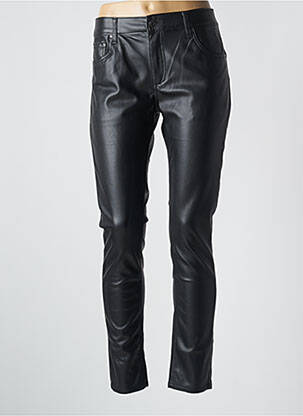 Pantalon slim noir PLACE DU JOUR pour femme