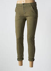 Pantalon slim vert PLACE DU JOUR pour femme seconde vue