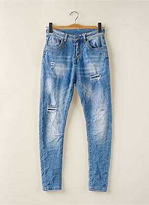 Jeans skinny taille haute taille haute bleu MELLY & CO femme