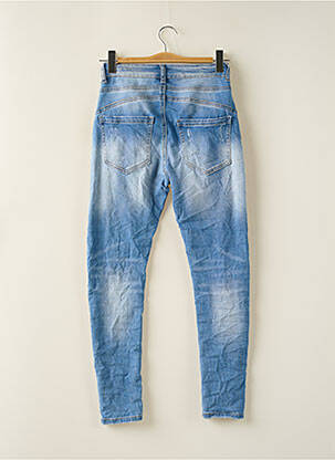 Jeans skinny taille haute taille haute bleu MELLY & CO femme