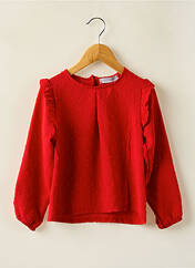 Blouse rouge P'TIT MÔME pour fille seconde vue