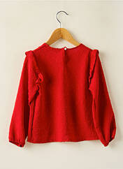 Blouse rouge P'TIT MÔME pour fille seconde vue