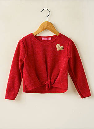 Pull rouge P'TIT MÔME pour fille