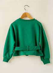 Sweat-shirt vert LOEVIA pour fille seconde vue