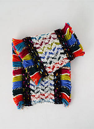 Echarpe maille grosse maille bleu JOSÉLISE femme