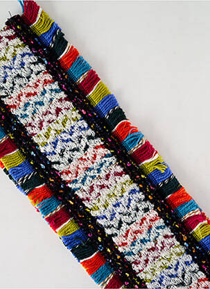 Echarpe maille grosse maille bleu JOSÉLISE femme