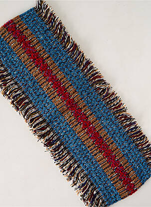 Echarpe maille grosse maille bleu JOSÉLISE femme