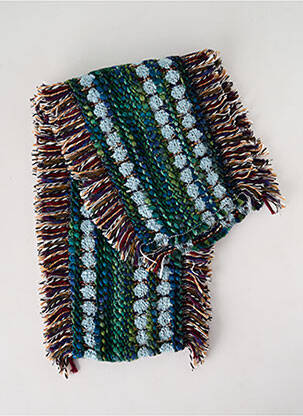 Echarpe maille grosse maille vert JOSÉLISE femme