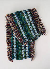 Echarpe maille grosse maille vert JOSÉLISE femme