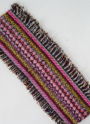 Echarpe maille grosse maille rose JOSÉLISE femme