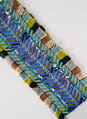 Echarpe maille grosse maille bleu JOSÉLISE femme