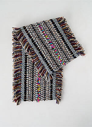 Echarpe maille grosse maille gris JOSÉLISE femme