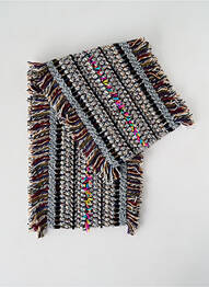 Echarpe maille grosse maille gris JOSÉLISE femme